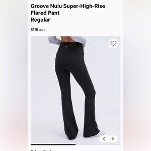 Lululemon Groove flare pant/leggings